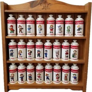 Vintage Danbury Mint Campbells Soup Spice Jars Set of 24